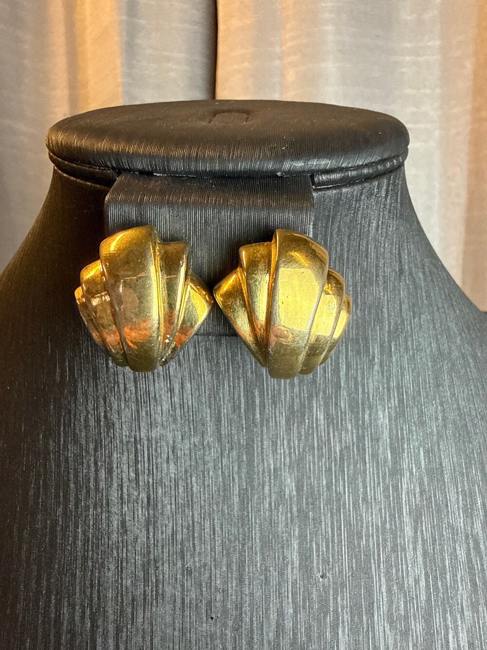 Vintage Givenchy Goldtone Earrings